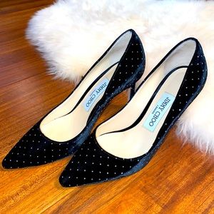 Jimmy Choo crystal pump 35.5 black